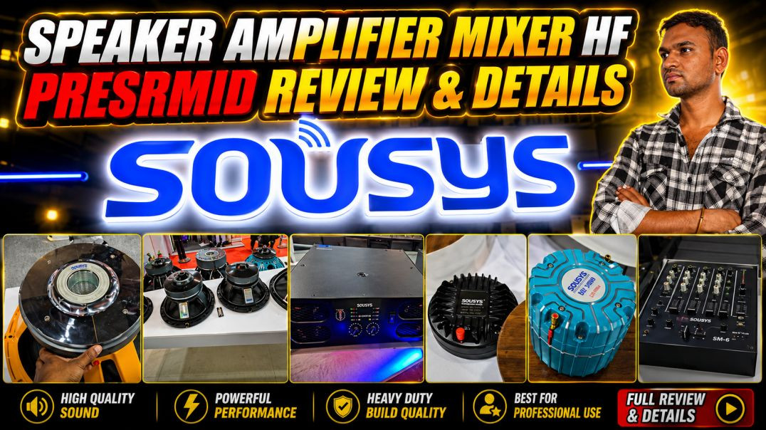 Sousys All speaker amplifier hf Mixer PresrMid Price Details