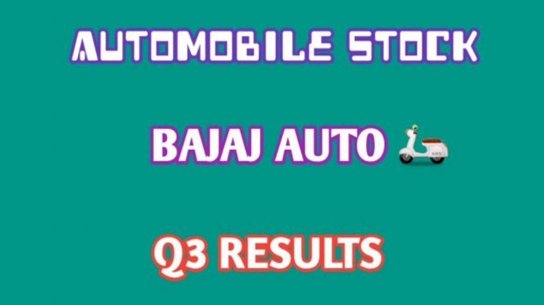⁣BAJAJ AUTO Q3 RESULTS 2025🔥BAJAJ AUTO SHARE🔴Q3 RESULTS 2025 @ STOCK MARKET PLANNER