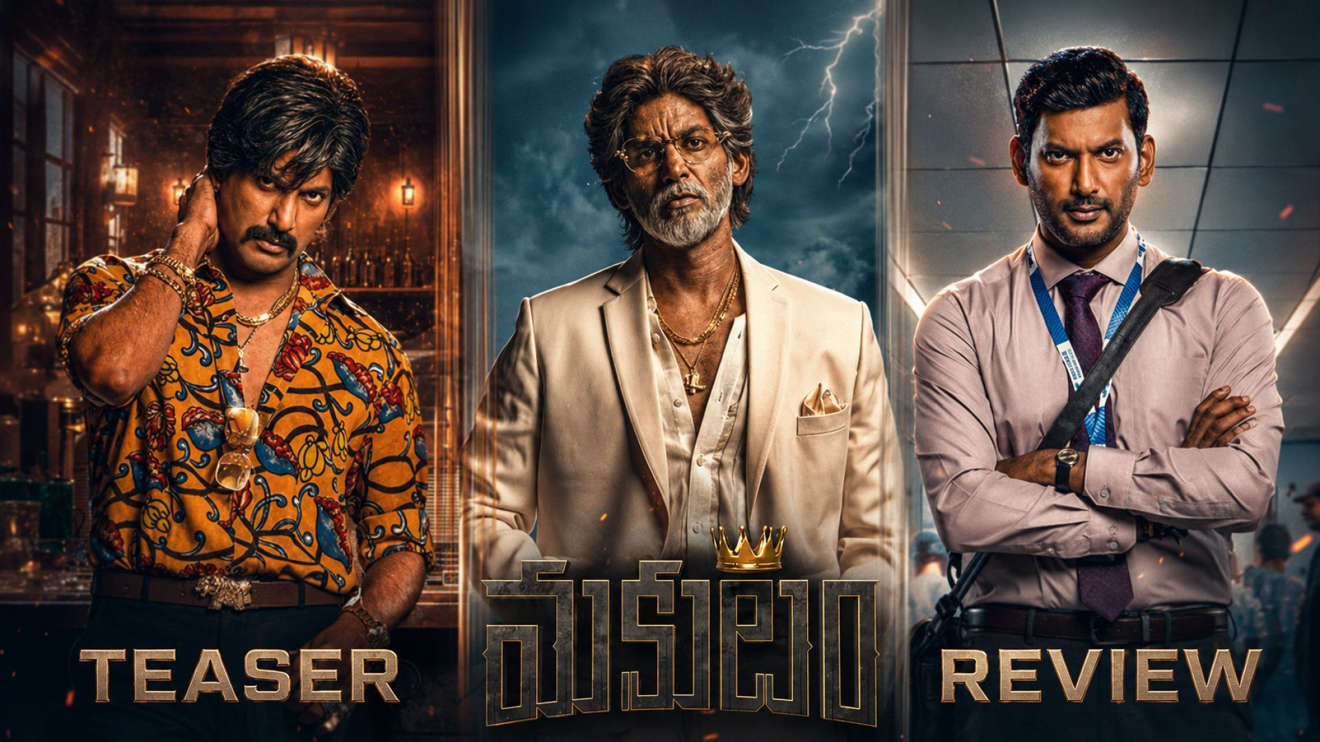 ⁣Makutam Teaser Review in Telugu