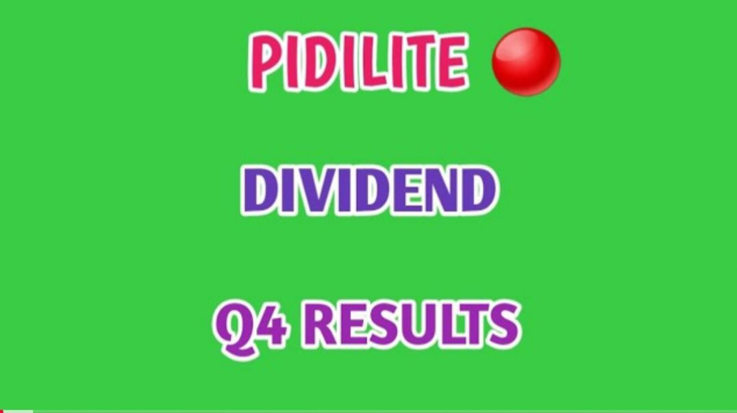 ⁣PIDILITE Q4 RESULTS 2025🔴PIDILITE SHARE💥DIVIDEND🔷️Q4 RESULTS 2025⚡STOCK MARKET @STOCK MARKET PLANNER