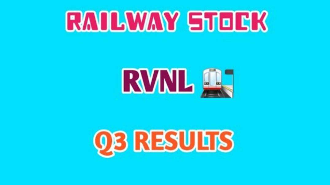 ⁣RVNL Q3 RESULTS 2025🔴RVNL🔥Q3 RESULTS 2025👈RAILWAY STOCK⭕RVNL SHARE @ STOCK MARKET PLANNER