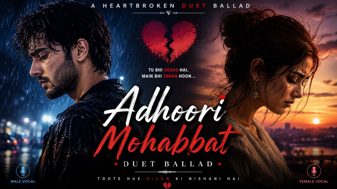 Adhoori Mohabbat 💔 | Heart Broken Duet Ballad | Sad Hindi Love Song 2026