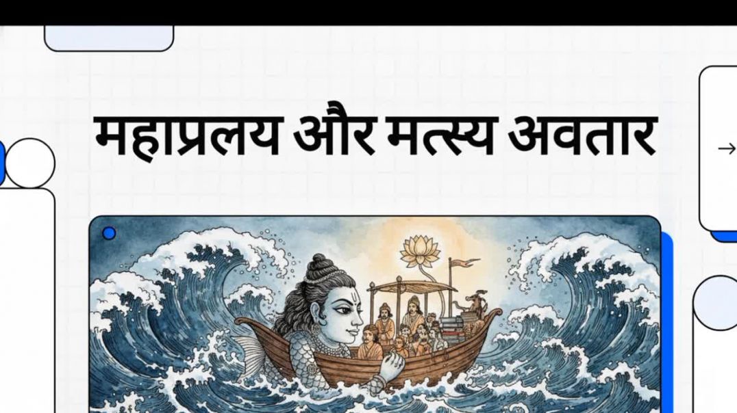 mahapralay vishva bhagwan ka matsya avatar