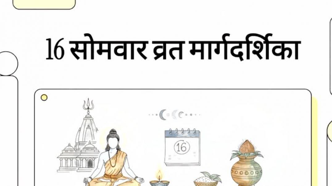 16 somwar vrat ki margdarshika