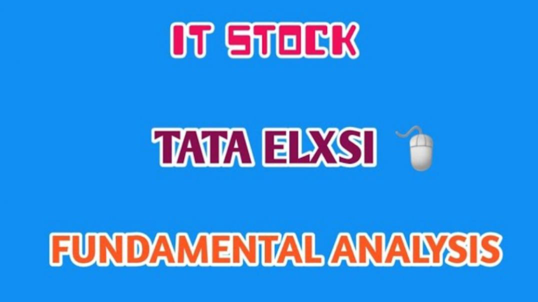 ⁣TATA ELXSI FUNDAMENTAL ANALYSIS💥TATA ELXSI🔴FUNDAMENTAL ANALYSIS @ STOCK MARKET PLANNER