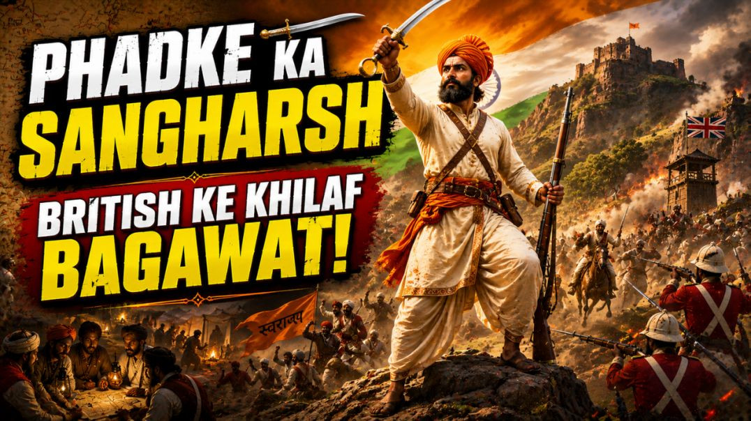 ⁣⁣Vasudev Balwant Phadke ⚔ | Bharat Ka Pehla Krantikari Yoddha 🇮🇳🔥 | #shorts