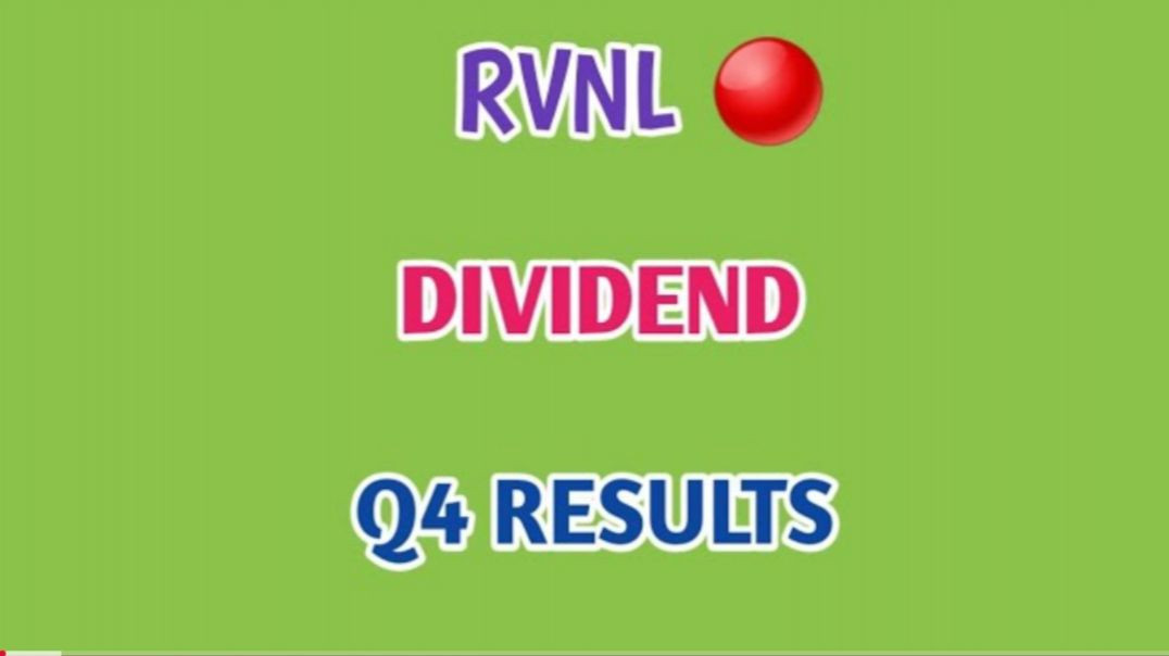 ⁣RVNL Q4 RESULTS 2025🔴RVNL⚡Q4 RESULTS 2025🍀DIVIDEND🔷️STOCK MARKET @ STOCK MARKET PLANNER