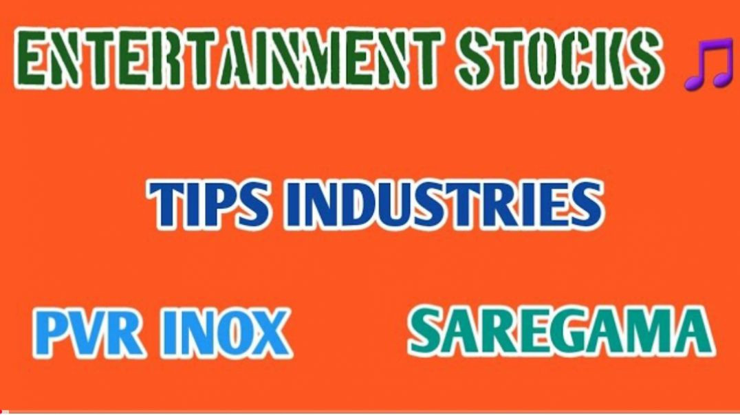 ⁣BEST ENTERTAINMENT STOCKS🎵TIPS INDUSTRIES🎶SAREGAMA🎶PVR INOX SHARE @ STOCK MARKET PLANNER