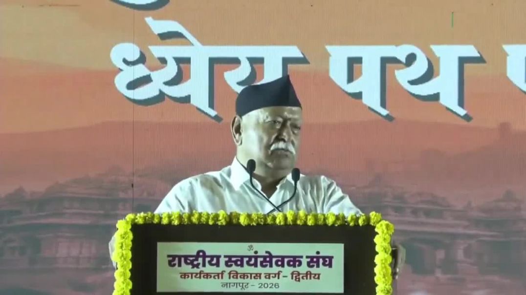 ⁣RSS Chief Mohan Bhagwat on India in Global Conflicts