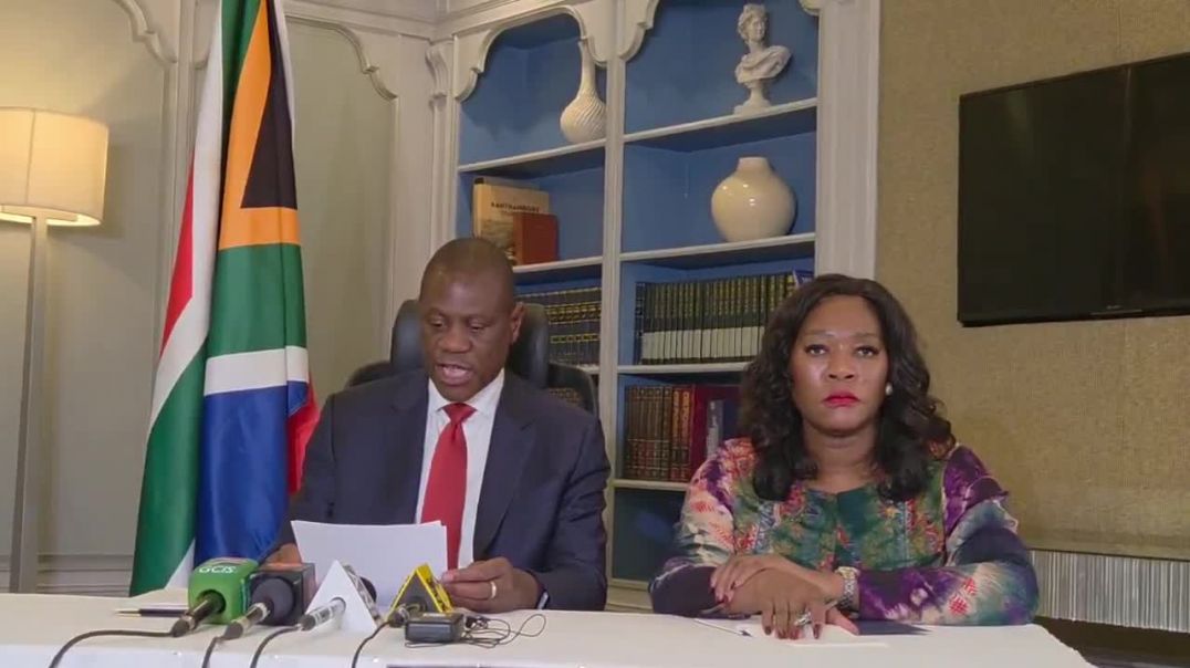 ⁣Dy President of South Africa Shipokosa Paulus Mashatile Hold Presser In Delhi