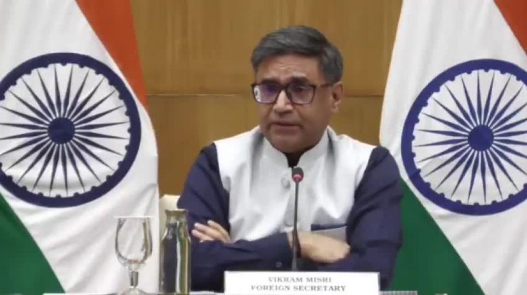 ⁣Foreign secretary Vikram Misri