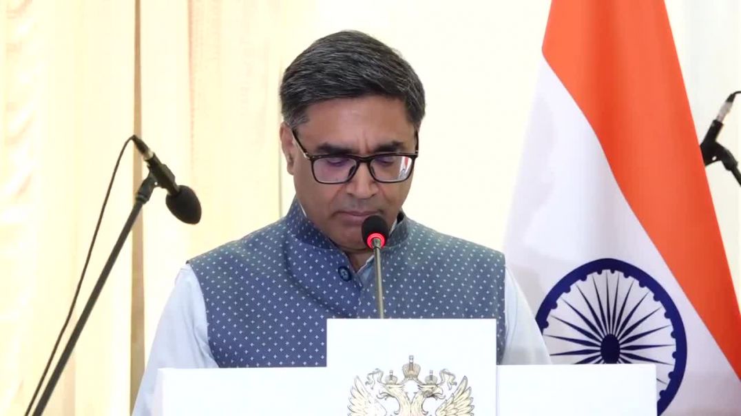 ⁣Foreign Sec Vikram Misri on Russia National Day
