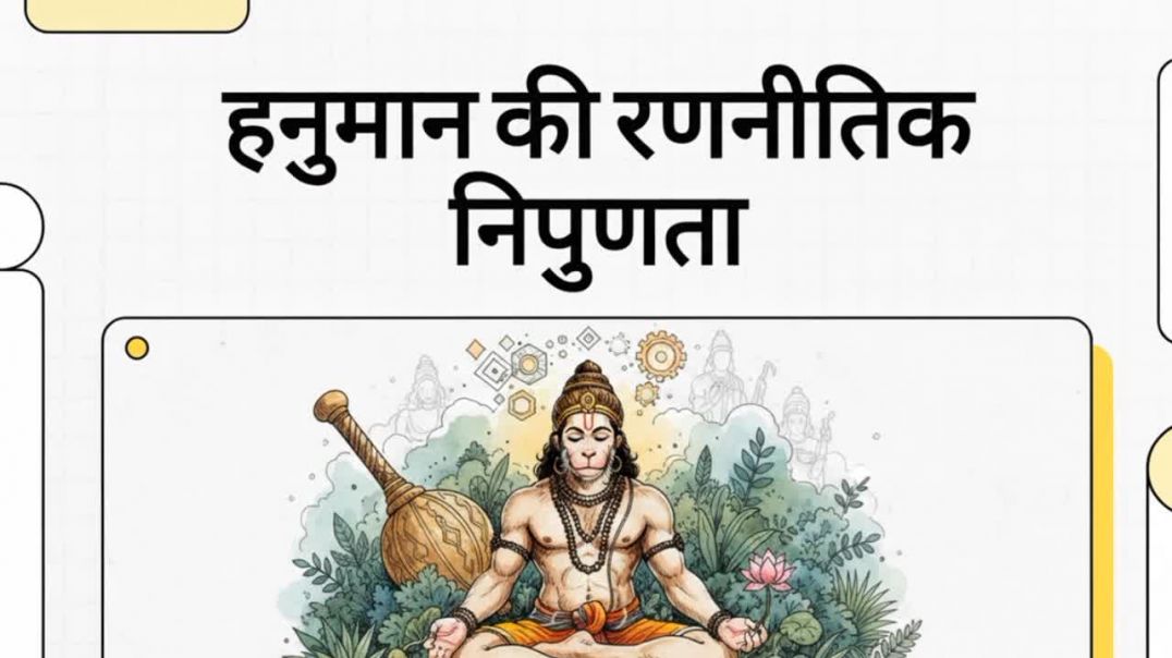 ⁣Hanuman ji ki rannitik nipunta