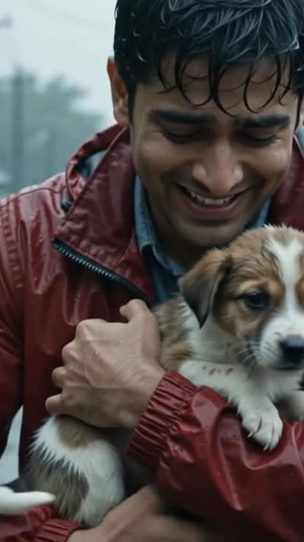 Puppy नाले में फंस गया 😭 (Heart Touching Rescue) #shorts