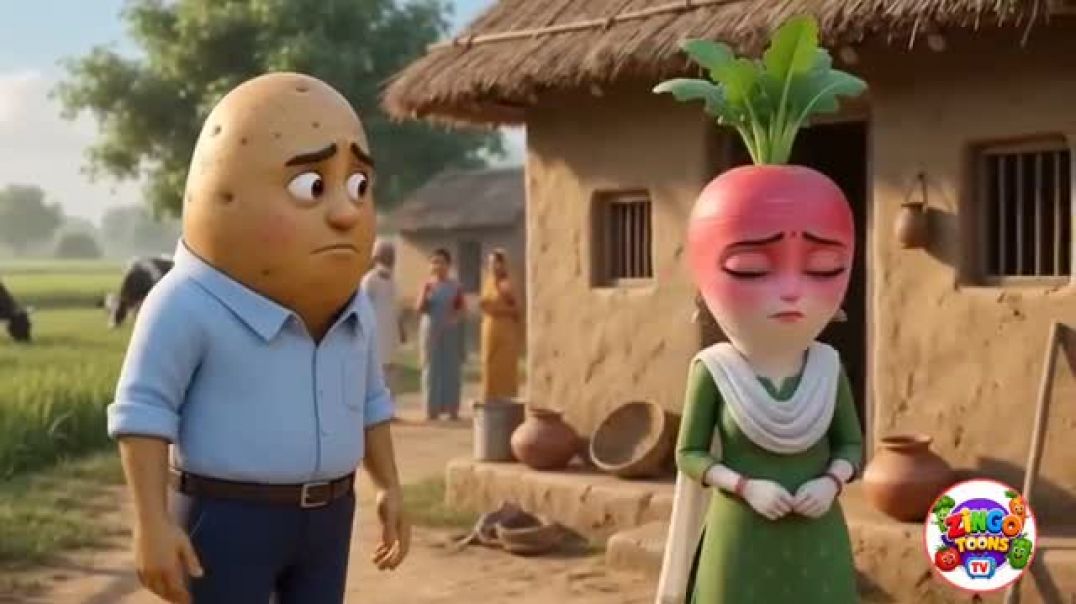मूली_ने_दिया_आलू_को_धोखा___Vegitable_Cartoon___Sabji_Cartoon