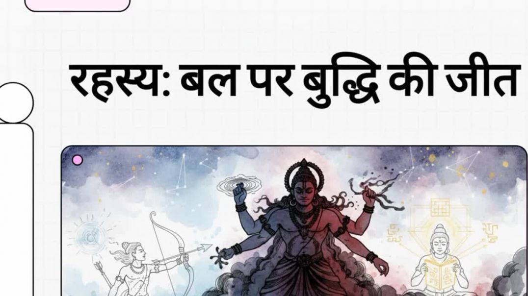 ⁣Rahasya bal per buddhi ki Vijay
