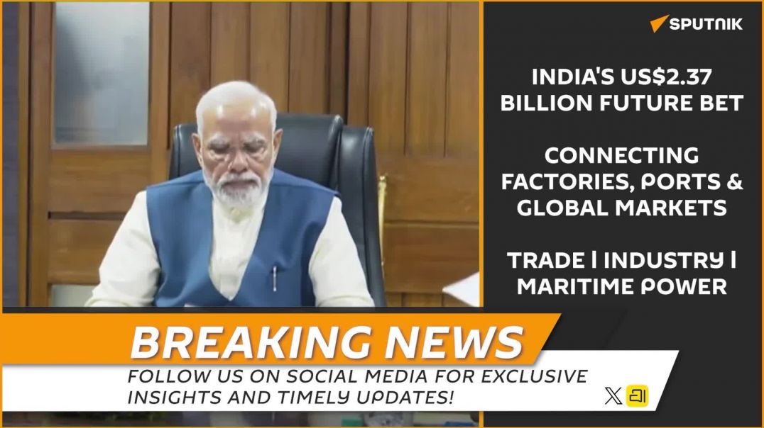 ⁣India is rolling out a $2.37 billion infrastructure push to expand its maritime footprint
