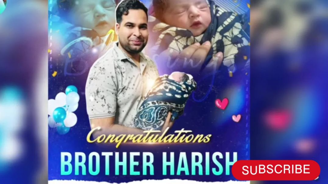 ⁣👑 God's Beautiful Blessing | Evangelist Harish Welcomes Baby Girl 2