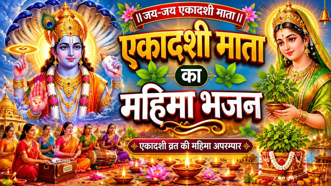 ⁣⁣एकादशी माता का महिमा भजन  Nirjala Ekadashi Special Bhajan  जय-जय एकादशी माता  BhajanMala_AI