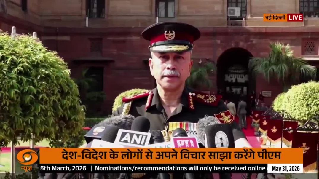 ⁣General NS Raja Subramani, PVSM, AVSM, SM, VSM assumed charge as the 3rd Chief of Defence Staff (CDS