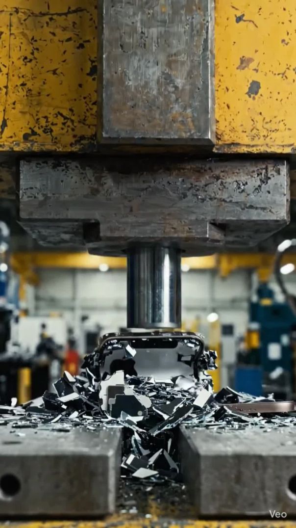 🔥 Hydraulic Press vs i phone 😱