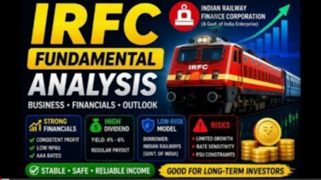 ⁣IRFC FUNDAMENTAL ANALYSIS🔥IRFC⭕FUNDAMENTAL ANALYSIS @ STOCK MARKET PLANNER