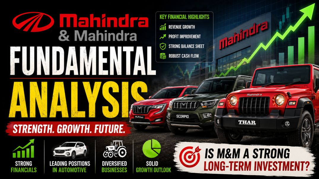 ⁣MAHINDRA AND MAHINDRA FUNDAMENTAL ANALYSIS🔴FUNDAMENTAL ANALYSIS @ STOCK MARKET PLANNER