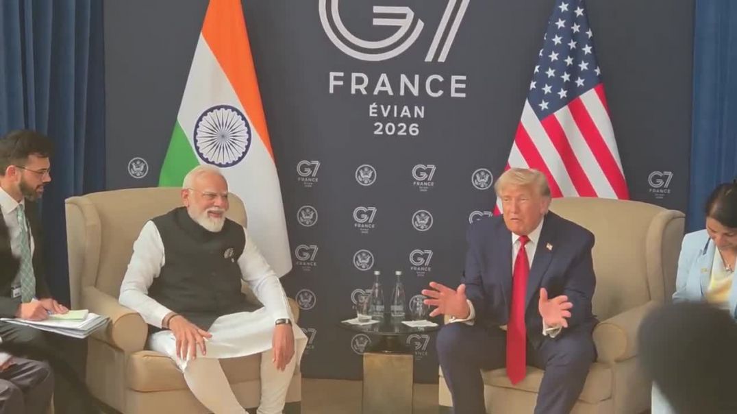 Trump praise PM Modi at G7 Evian Summit in France
