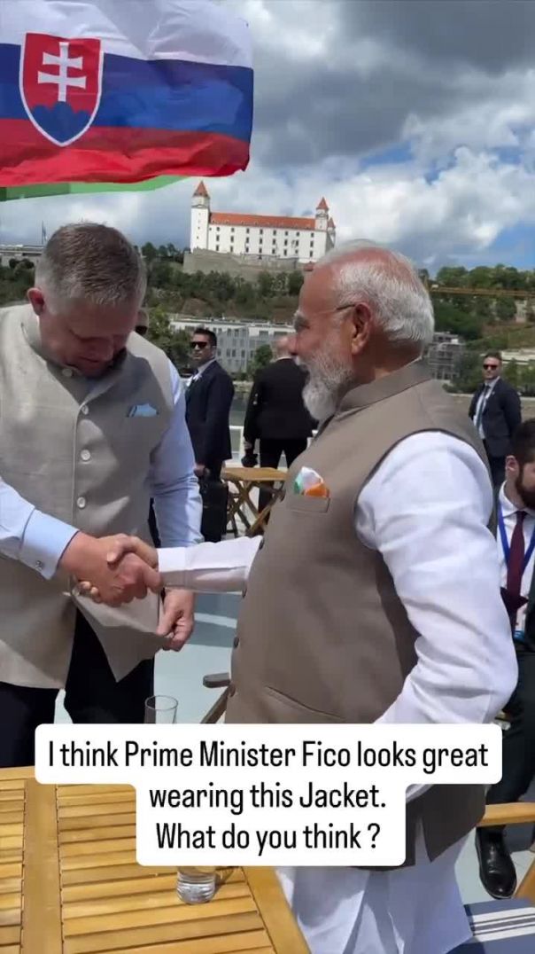 Prime Minister Fico wore a jacket I had gifted him