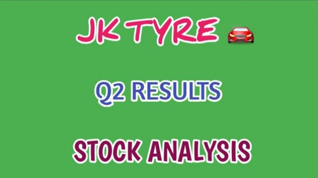 ⁣JK TYRE Q2 RESULTS 2024🔥JK TYRE STOCK ANALYSIS🔴Q2 RESULTS 2024 @ STOCK MARKET PLANNER