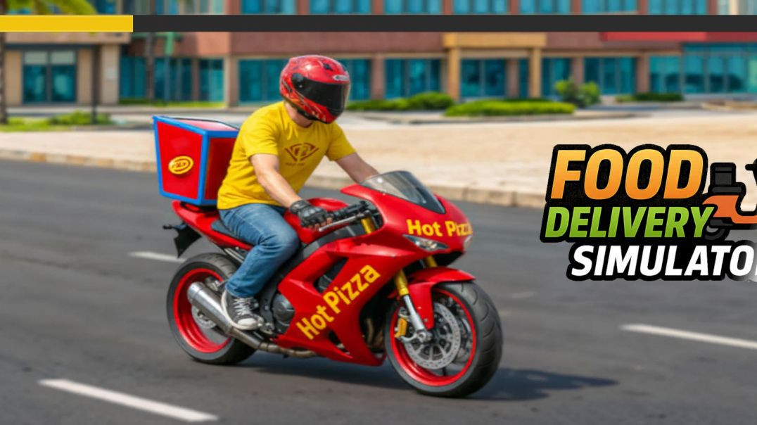 ⁣Food delivery simulator delivery boy game