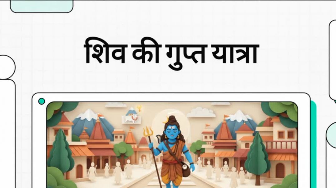 ⁣Shiv ki gupt Yatra