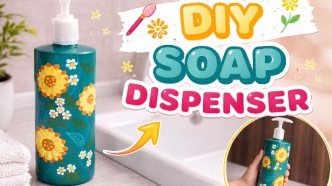 ⁣Plastic  Bottle से बनाए Soap Dispenser #kabadsejugad