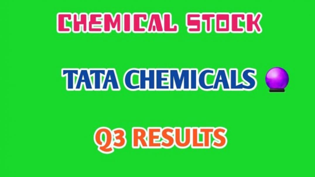⁣TATA CHEMICALS Q3 RESULTS🔴TATA CHEMICALS🔷️Q3 RESULTS @ STOCK MARKET PLANNER (1)