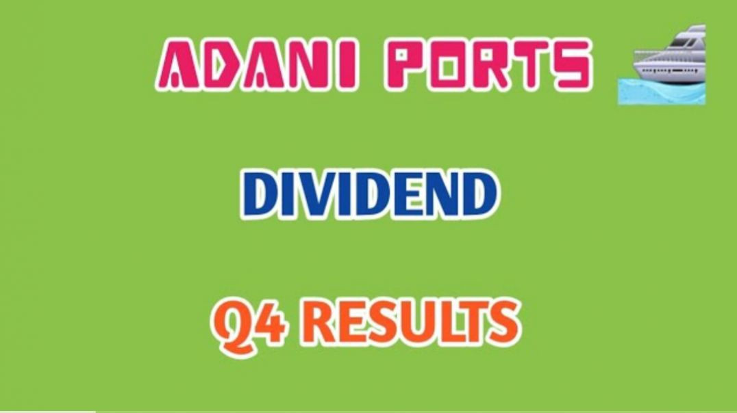 ⁣ADANI PORTS Q4 RESULTS🔴ADANI PORTS SHARE💥Q4 RESULTS⚡DIVIDEND🔷️STOCK MARKET @ STOCK MARKET PLANNER (1
