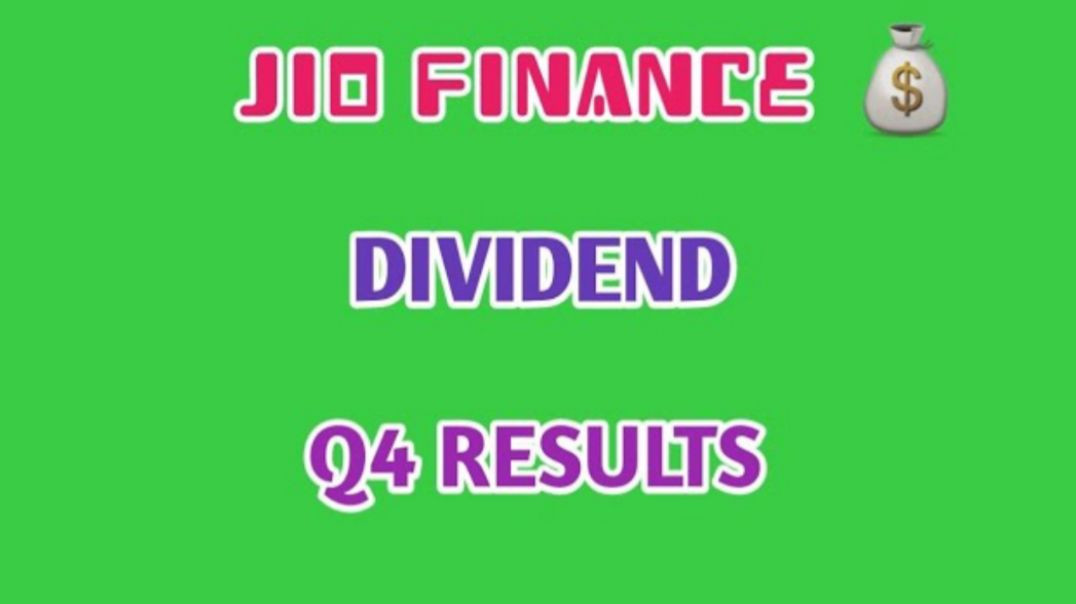 ⁣JIO FINANCE Q4 RESULTS🔴JIO FINANCE🔷️Q4 RESULTS💥DIVIDEND⭕STOCK MARKET @ STOCK MARKET PLANNER