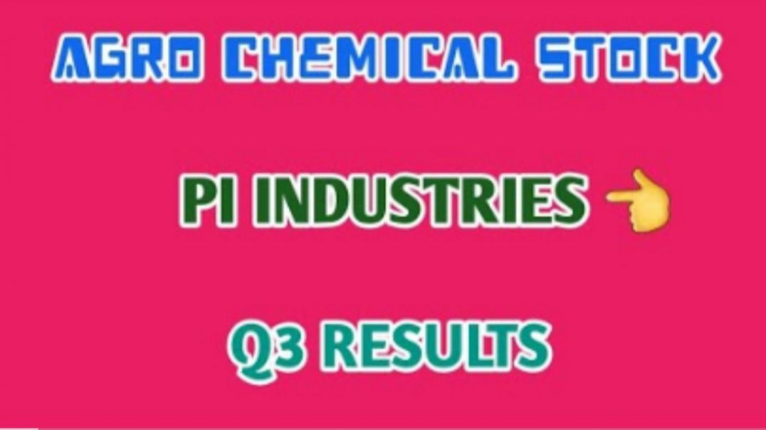⁣PI INDUSTRIES Q3 RESULTS💥PI INDUSTRIES🔴Q3 RESULTS @ STOCK MARKET PLANNER