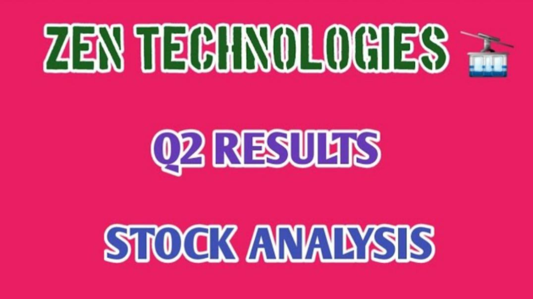 ⁣ZEN TECHNOLOGIES Q2 RESULTS🔥ZEN TECHNOLOGIES STOCK ANALYSIS @ STOCK MARKET PLANNER