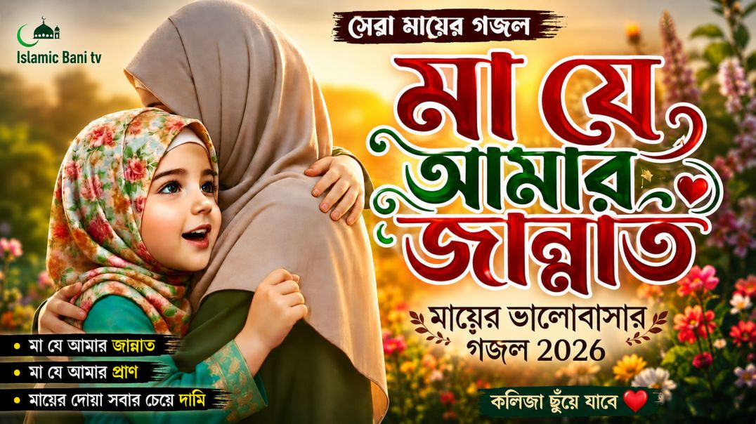⁣মা যে আমার জান্নাত। বাংলা গজল। islamic song