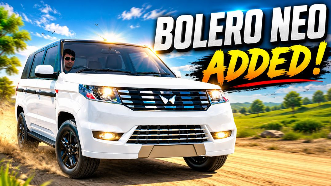 Bolero Neo Added In Indian Vehicles Simulator 3d