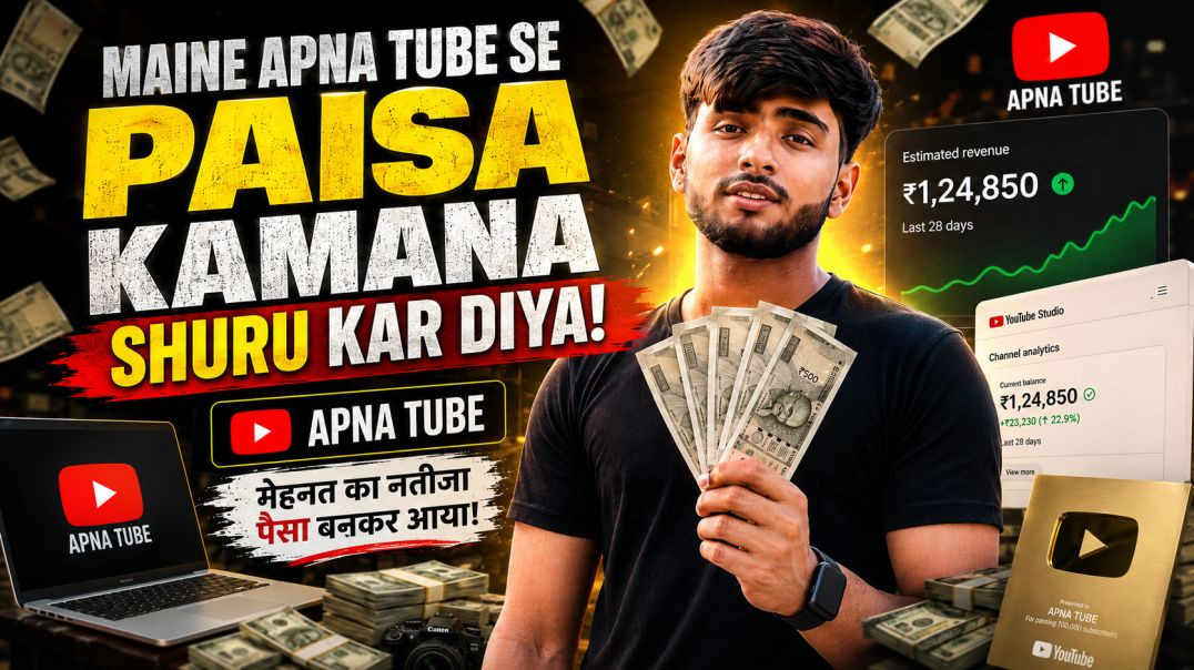 ⁣🔥 Apna Tube Se Paisa Aana Shuru Ho Gaya! | Real Earning Proof #apnatube #technology  #realearning