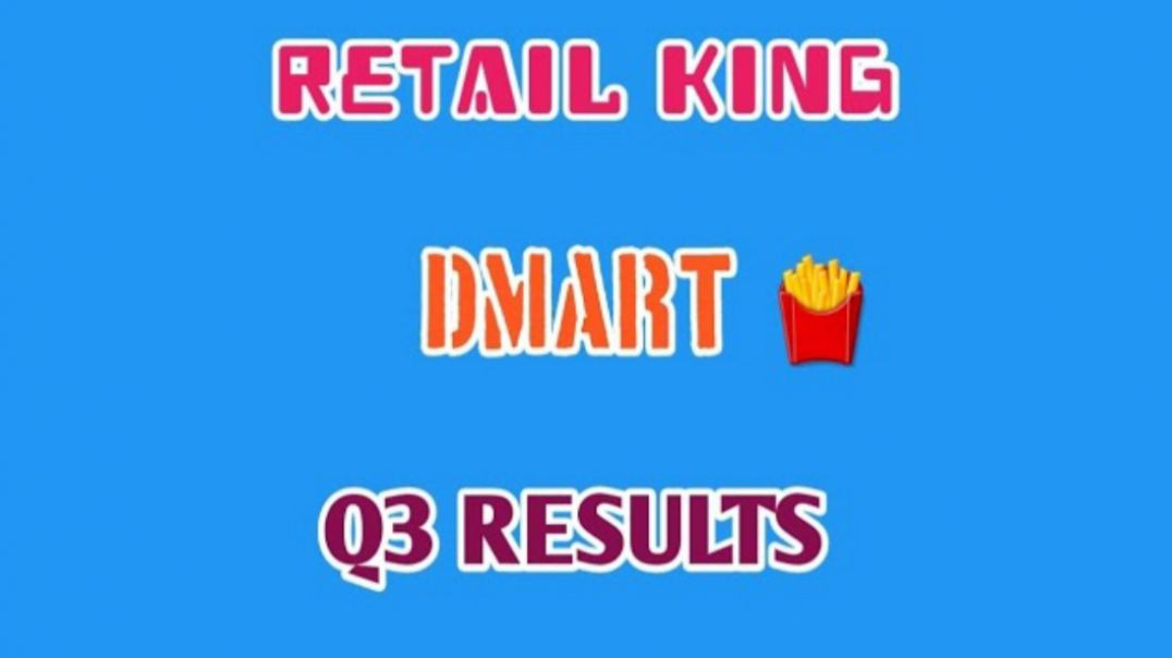 ⁣DMART Q3 RESULTS🔥DMART SHARE🔴Q3 RESULTS🔷️RETAIL KING @ STOCK MARKET PLANNER