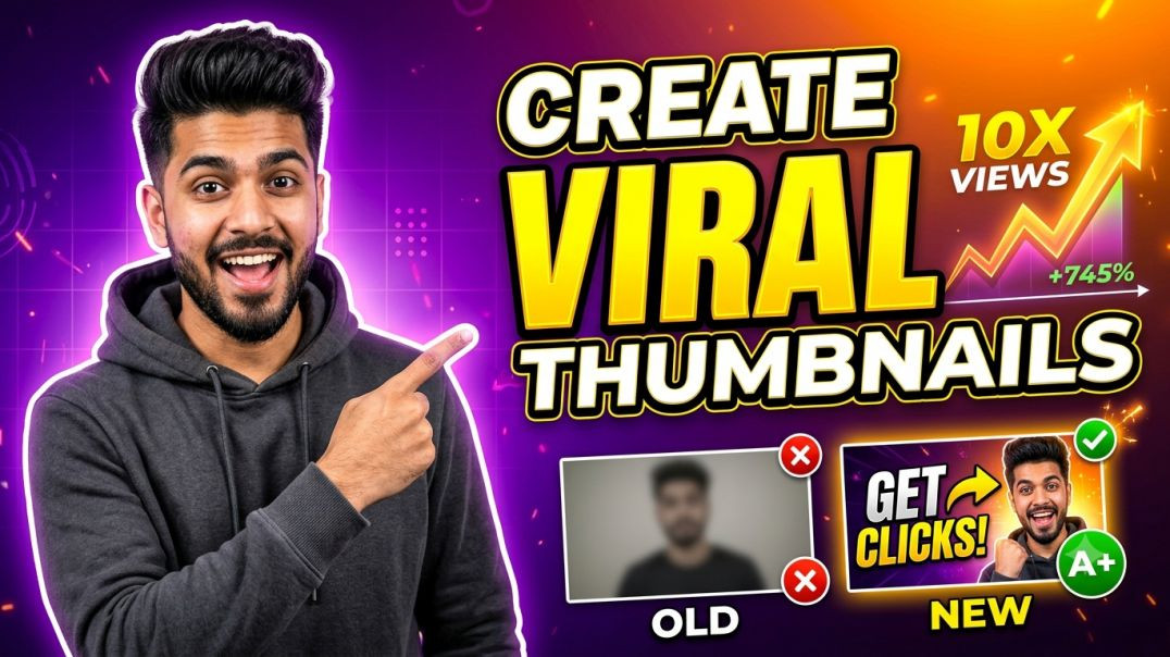 ⁣Cracked The Viral Thumbnail Algorithm (Step-by-Step)