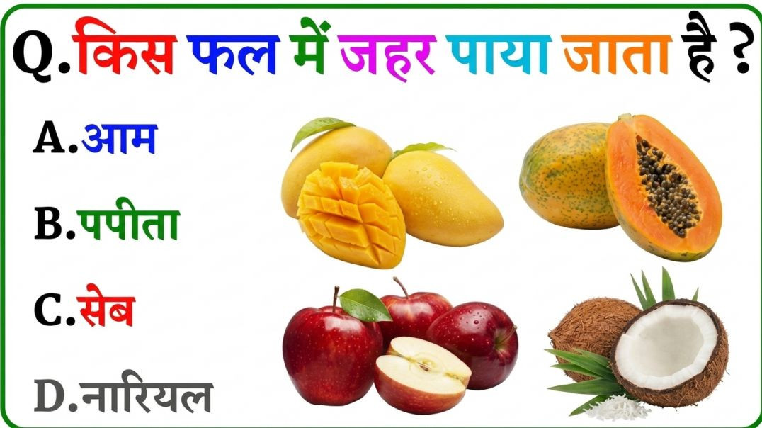 ⁣GK Question || GK In Hindi || GK Question and Answer || GK Quiz || Riya Rawani ||
