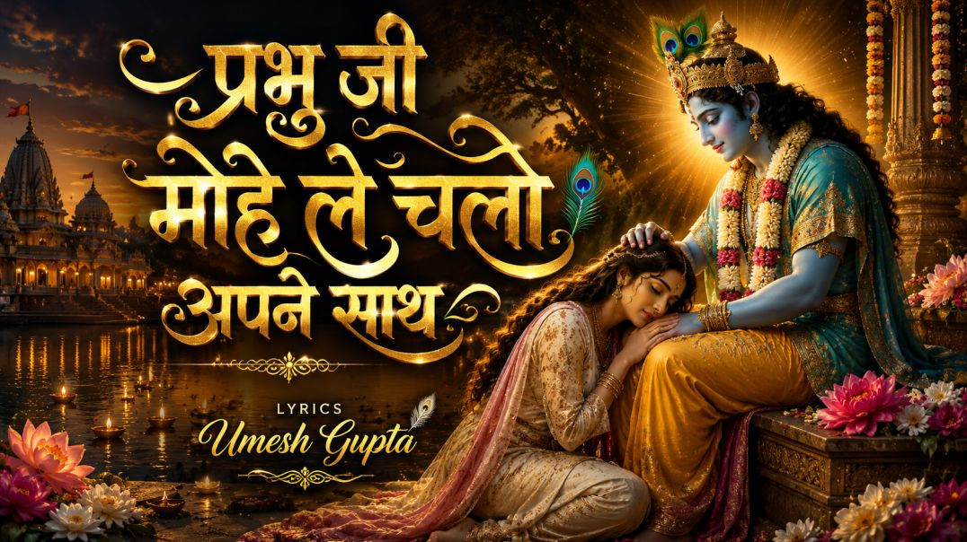 ⁣⁣प्रभु जी मोहे ले चलो अपने साथ | Krishna Bhajan | Emotional Bhakti Song 2026 | Heart Touching Bhajan