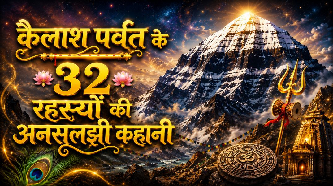 ⁣🏔️ कैलाश पर्वत के 32 रहस्य जो आज भी अनसुलझे हैं 😲 || Kailash Mountain Secrets 🔥 || Scientific Myster