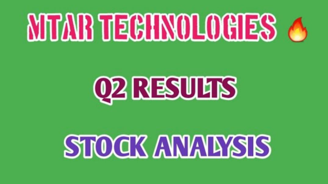 ⁣MTAR TECHNOLOGIES Q2 RESULTS🔥MTAR TECHNOLOGIES STOCK ANALYSIS🔴Q2 RESULTS @ STOCK MARKET PLANNER