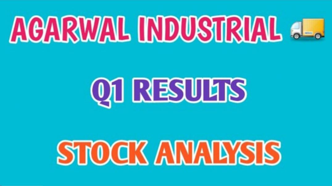 ⁣AGARWAL INDUSTRIAL Q1 RESULTS🔷️AGARWAL INDUSTRIAL SHARE ANALYSIS @ STOCK MARKET PLANNER (1)