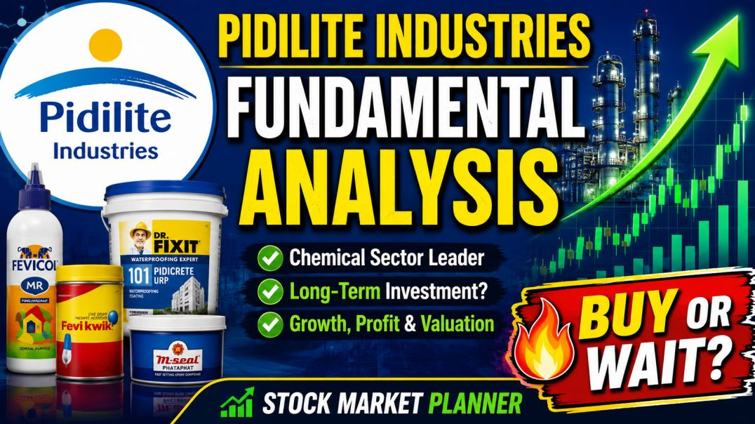 ⁣PIDILITE FUNDAMENTAL ANALYSIS💥PIDILITE SHARE🔴FUNDAMENTAL ANALYSIS @ STOCK MARKET PLANNER