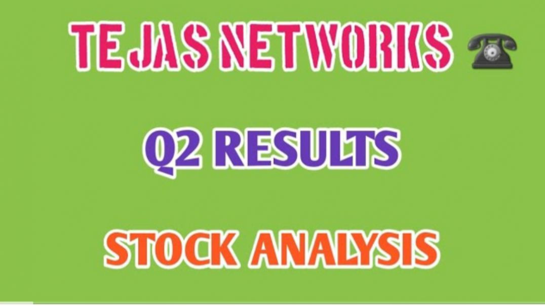 ⁣TEJAS NETWORKS Q2 RESULTS🔴TEJAS NETWORKS STOCK ANALYSIS🔥Q2 RESULTS @ STOCK MARKET PLANNER